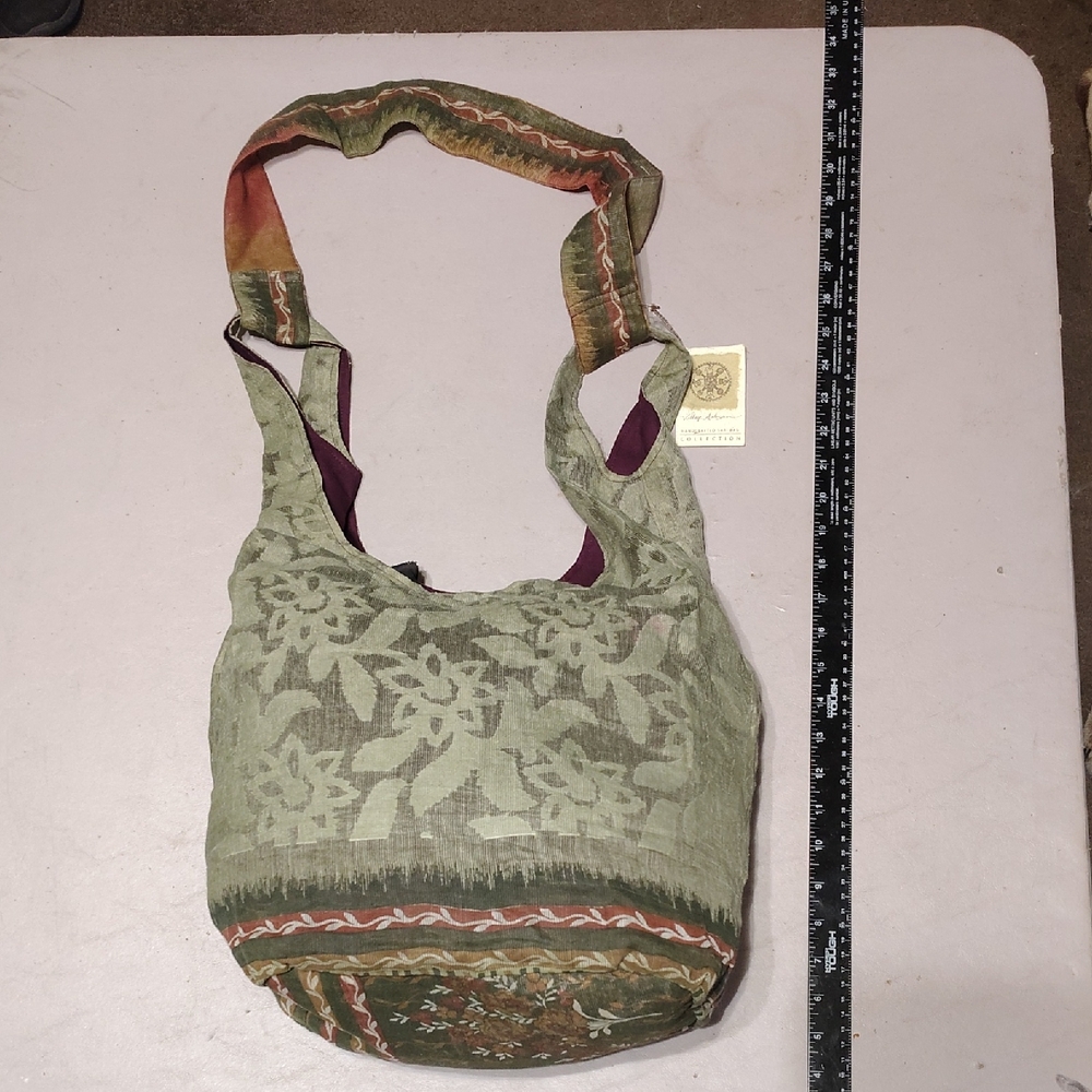 Green Floral Women Bag
